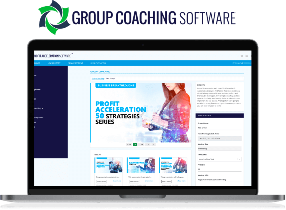 Group Coaching Software